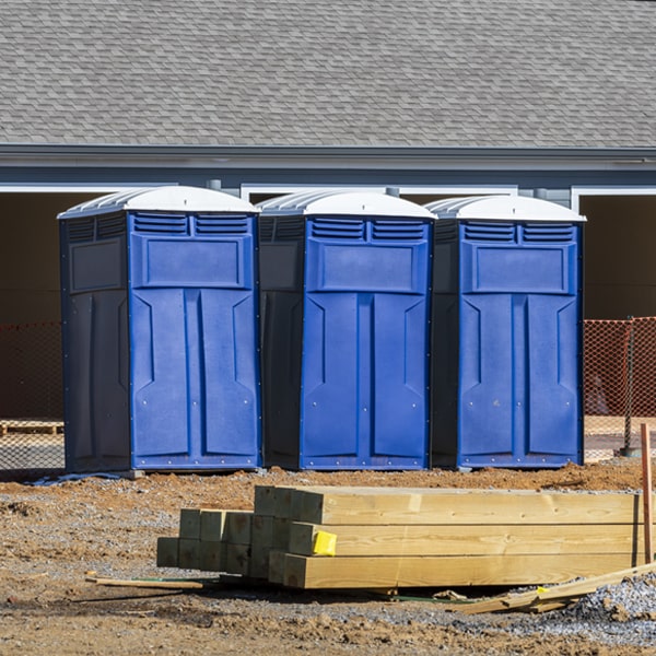 are there any restrictions on where i can place the portable restrooms during my rental period in Humble Texas